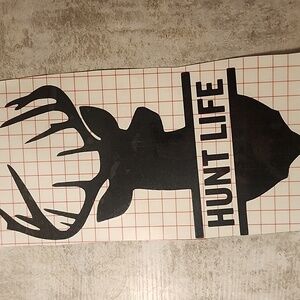 Hunt life decal / sticker